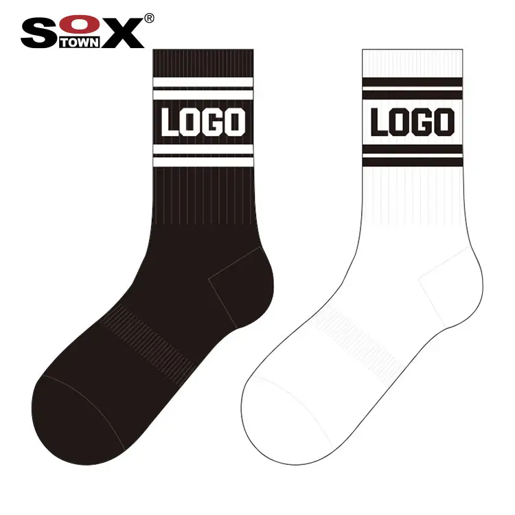 Custom Long Athletic Running Basketball Football Christmas Compression Socks Men Cotton Design Colorful Funny Socks