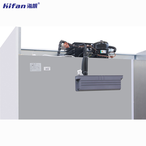 Réfrigérateur-congélateur commercial à porte vitrée avec refroidissement par compresseur, étagères réglables, unité de présentation écoénergétique pour boissons et collations - Product Image 4