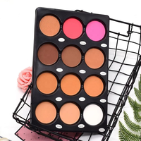 Palette de Correcteur de Teint 12 Couleurs Sans Logo, Palette de Contouring Maquillage, Palette de Maquillage Personnalisée à Marque Privée, Échantillon Gratuit