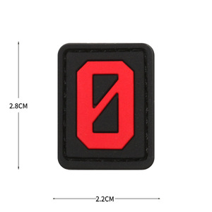 10 Símbolos Numéricos Arábigos, Letras de Suma/Resta ABCDEFG, Adhesivo Suave de Silicona PVC para Sellos, Insignias Luminosas 3D - Product Image 4