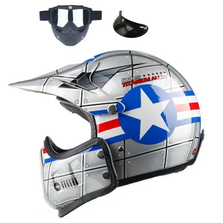 2024 DOT Motorcycle 3/4 Open Face Scooter Helmet For Motor Cycle Bike