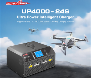 Cargador de Baterías <span class=keywords><strong>Ultra</strong></span> Power UP4000-24S 4000W 25A 2 Puertos 16S 18S <span class=keywords><strong>22S</strong></span> 24S para Agricultura/UAV, Cargador de Alta Potencia para Baterías de Litio - Product Image 3