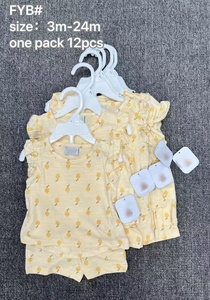Conjuntos de <span class=keywords><strong>Ropa</strong></span> de Verano para Bebés Recién Nacidos, Diseño Nuevo, Algodón, Sin Mangas, para Exteriores, Conjuntos de Dos Piezas para Niñas de 3 a 24 Meses - Product Image 6