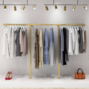 Expositor de Ropa <span class=keywords><strong>en</strong></span> Forma de T de Una Sola Columna para Montar <span class=keywords><strong>en</strong></span> la Pared, Venta Directa de Fábrica, Adecuado para Tiendas de Ropa - Product Image 2