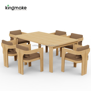 Muebles Modernos <span class=keywords><strong>para</strong></span> <span class=keywords><strong>Terraza</strong></span>, <span class=keywords><strong>Sillas</strong></span> <span class=keywords><strong>y</strong></span> Mesa <span class=keywords><strong>de</strong></span> Madera <span class=keywords><strong>para</strong></span> Patio <span class=keywords><strong>de</strong></span> <span class=keywords><strong>Restaurante</strong></span>, Juego <span class=keywords><strong>de</strong></span> Mesa <span class=keywords><strong>de</strong></span> Comedor <span class=keywords><strong>de</strong></span> Teca Sólida <span class=keywords><strong>de</strong></span> Lujo <span class=keywords><strong>para</strong></span> Resort - Product Image 2