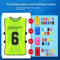 Maillots d'entraînement de football personnalisés, dossards, gilets, entraînement de football, séparateurs d'équipe pour hommes, adultes, jeunes, gilets d'entraînement de football