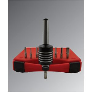 Porte-outil de brochage rotatif MT2 HSS, broche hexagonale, outil de perçage manuel pour tour à décalage impérial - Product Image 5
