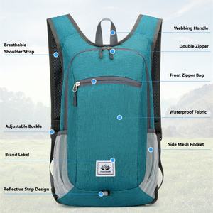 Sac à dos de sport ultra léger, nouvelle mode, résistant à l'eau, pliable pour les voyages et la randonnée, avec fermeture éclair, en provenance du Vietnam - Product Image 3