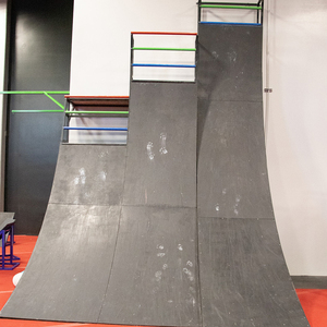 Parque de Aventuras Deportivo Interior, Desafío Juvenil de American <span class=keywords><strong>Ninja</strong></span> Warrior, Obstáculo de Escalada, Pared Triple Curva con Barandilla - Product Image 6
