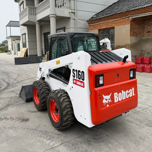 Cargadora Compacta Usada <span class=keywords><strong>Bobcat</strong></span> S160, Minicargadora de Ruedas <span class=keywords><strong>S130</strong></span> S185 S300 S450 para Construcción, Agricultura y Remoción de Nieve - Product Image 2