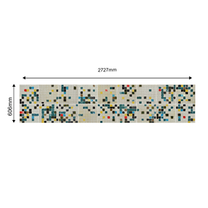 Un ensemble de 18 art peint rubik's <span class=keywords><strong>cube</strong></span> plaque de porcelaine peinture à l'huile décoration <span class=keywords><strong>mur</strong></span> mosaïque brique bureau <span class=keywords><strong>mur</strong></span> porte mosaïque - Product Image 1