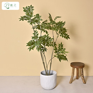 <b>Artificial</b> Bamboo <b>Tree</b> 210cm High Simulation Leaves Indoor Floor Plant Decorative Greenery - Product Image 3