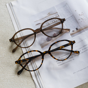 Gafas Finewell W72509 de Moda, Alta Calidad, Montura Ovalada Pequeña de TR90 con Remaches, para Mujer, Estilo Vintage Clásico, Monturas Ópticas 2025 - Product Image 4