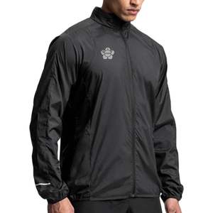DIYUME-Chaquetas para correr reflectantes con cuello levantado para hombre, ligeras, transpirables, con cremallera térmica de poliéster para otoño, Fitness XL ODM - Product Image 1