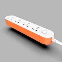 Multiprise industrielle personnalisée en usine, 2 couleurs, 4 voies, 3 ports USB, 2 m, résistante au feu, durable, garantie 2 ans, pour la maison et le bureau