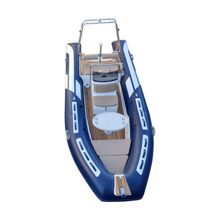 Gommone RIB 480 in Hypalon/PVC con Scafo in Fibra di Vetro, Barca Gonfiabile per Pesca e Divertimento Acquatico - Product Image 4