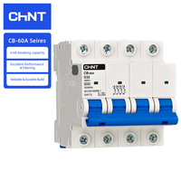 Interruptor Automático Miniatura Chint CB-60A 6kA 415VAC 125VDC para Sistemas Residenciales