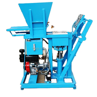 Petit WT2-25 Diesel Argile Verrouillage Machine de Bloc De Terre Pour Vente Hydraulique Brique Presse