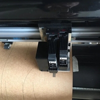 Plóter de impresión de corte Vertical de papel, 500g, doble cabezal, cortador rápido de inyección de tinta