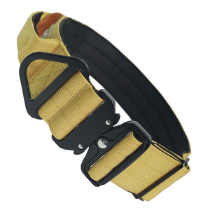 Collar Táctico Resistente para Perro con Asa de Control, Collar de Entrenamiento de Nailon Jacquard con Hebilla de Metal para Perros Medianos y Grandes - Product Image 1