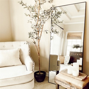 Wholesale Cheap Large Decorative Gold Aluminum Framed Full Size Length Wall Dressing Room <b>Standing</b> <b>Floor</b> <b>Mirror</b> - Product Image 5