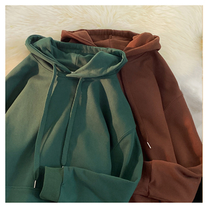 Grosir Pakaian Wanita Berkualitas Tinggi Atasan Hoodie Tebal Oversize Hombre Hoodie Tebal 400 Gsm - Product Image 3