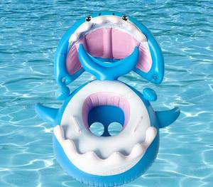 <span class=keywords><strong>Flotador</strong></span> de tiburón de buena calidad al por mayor para bebés, anillo de natación para niños, <span class=keywords><strong>flotador</strong></span> de piscina para bebés con parasol - Product Image 6
