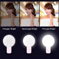 Accessoires pour téléphones mobiles, anneau lumineux LED en ABS+PC avec éclairage beauté pour diffusion en direct