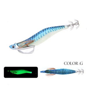 SEASKY <strong>Squid</strong> <strong>Jig</strong> 40g 128mm Eging Fishing Egi <strong>Squid</strong> Lure TR Hooks Saltwater Lead Sutte <strong>Squid</strong> Sinker - Product Image 2