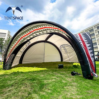 Dôme gonflable personnalisé de grande taille 10x10m, tente de promotion en plein air, événement publicitaire, chapiteau étanche pour les sports de course automobile
