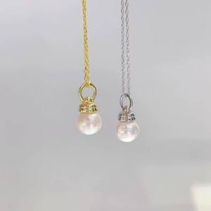 Accessoires DIY 31157, pendentif en argent S925, boucle épaisse, pendentif pour collier avec support vide pour perles de 10 à 18 mm, perles en vrac de 10 à 18 mm - Product Image 2