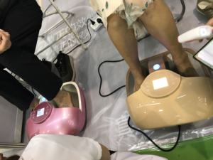 เกาหลี RF ร่างกายอุณหภูมิวิทยุความถี่เท้าเครื่องทำความร้อนดูแลอุปกรณ์ - Product Image 5