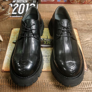 Mocasines de Cuero para Hombre 2026, Hechos a Mano, con Suela Gruesa y Tacón Alto, Zapatos Modernos para Otoño, Eventos Formales, Fiestas y Bodas - Product Image 4