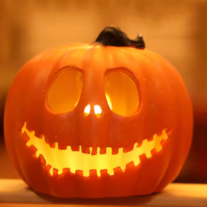 Уникальный Декоративный Хэллоуинский Фонарь-Тыква на Батарейках для Дома и Улицы - Product Image 1