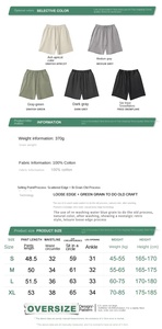 Pantalones <span class=keywords><strong>Cortos</strong></span> de Algodón para Hombre, Estilo Americano, 370g, Dobladillo Enrollado, Máxima Comodidad, para Usar en Verano, Color Bronceado - Product Image 3