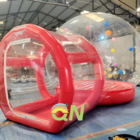 Tente transparente commerciale bon marché pour l'extérieur, maison gonflable de camping à bulles, centre commercial, château gonflable pour enfants