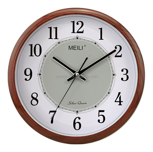 Bán buôn 12inch mạ nhựa khuyến mại quà tặng đồng hồ treo tường - Product Image 3