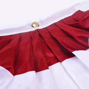 Outdoor Custom Logo Patriotic Half Fan Banner Pleated Printing for <b>Flag</b> Polyester Portable - Product Image 3