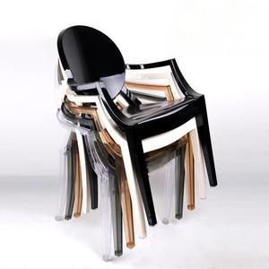 Haute qualité extérieur intérieur maison jardin Polycarbonate résine Victoria <span class=keywords><strong>Ghost</strong></span> <span class=keywords><strong>fauteuil</strong></span> salon résine chaises à manger pour événements - Product Image 1