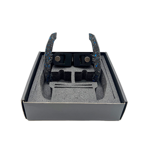 Kits intérieurs BAITONG bmw E92 palettes de changement de vitesse en fibre de carbone palettes de changement de vitesse magnétiques X3m F97 volant palettes de changement de vitesse E60 - Product Image 5