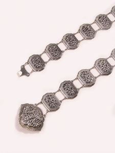 Cadena de Cintura Metálica de Hierro para Danza del Vientre, Estilo Étnico Retro para Mujer, de Moda a Bajo Precio - Lujo, Alta Calidad, Color/Talla Personalizable, 0.8cm - Product Image 3