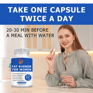 Capsules brûle-graisses premium pour femmes, supriment l'appétit, favorisent la perte de poids, stimulent le métabolisme, complément minceur à base de plantes - Product Image 2