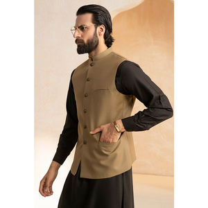 Marque privée Vêtements de mariage et de soirée Gilet et gilet pour homme Qualité supérieure Logo personnalisé Imprimé Gilet pour homme en grande quantité - Product Image 4