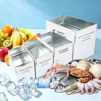 Kühlketten-Isolierte Umweltfreundliche Wiederverwendbare Wasserdichte Flache Karton-Aluminiumfolie Faltbare Transport-Verpackungsbox für Tiefkühlprodukte