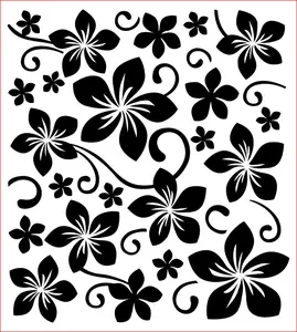 27611 8.5"x9.5" Blank Craft Laser Cut PET Paint Template Reusable Plastic Stencils On Wood Wall Fabric Paper Drawing