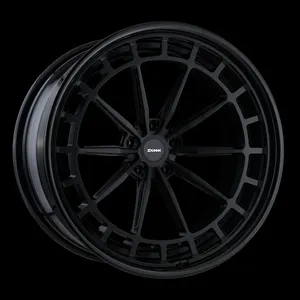 Matte black Monoblock customized forged aluminum alloy rim forged 5x114.3 5x120 5x130 for Mercedes Corvette C8 16-