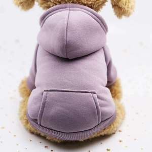 Sweat à capuche pour chien, manteau chaud, vêtement d'automne, convient au <span class=keywords><strong>chiot</strong></span>, chat - Product Image 4