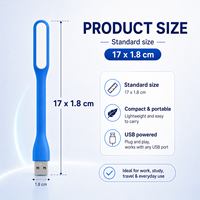 Lampe LED USB flexible avec logo personnalisé, mini lampe de lecture portable à col de cygne, éclairage pour clavier d'ordinateur portable, cadeau promotionnel en gros