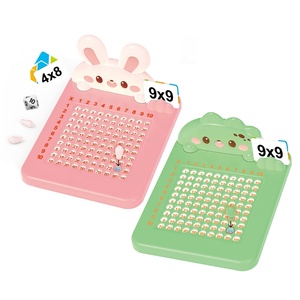 Gioco Educativo Montessori per <span class=keywords><strong>Imparare</strong></span> la Moltiplicazione, Tavola della Moltiplicazione per Bambini, Gioco da Tavolo per l'Insegnamento della Matematica - Product Image 1
