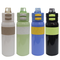 Bouteille d'eau de sport personnalisée avec logo, légère, de haute qualité, en Tritan, sans BPA, résistante à la chaleur, anti-fuite, portable